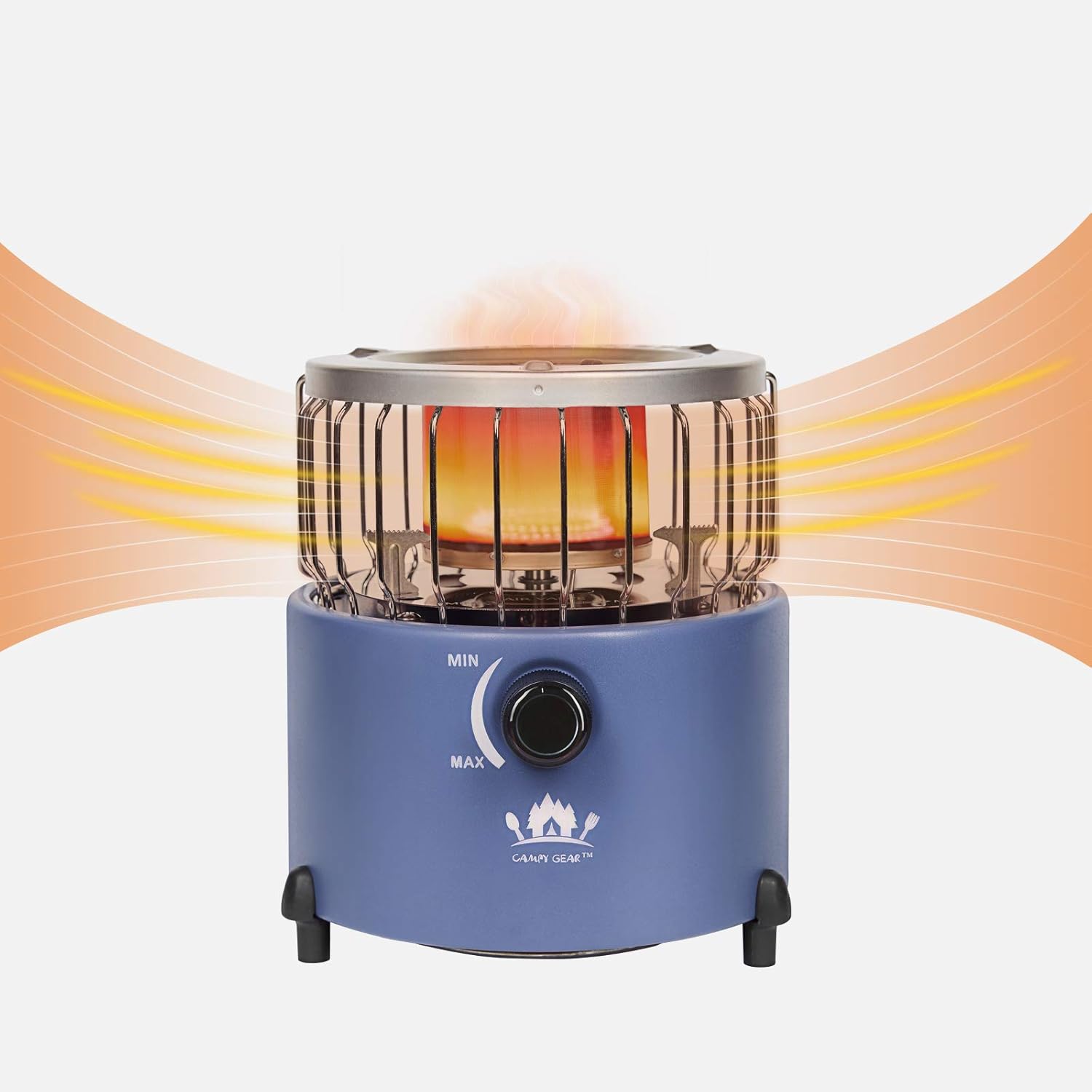 Orange 2 in 1 Portable Propane Heater & Stove Q754