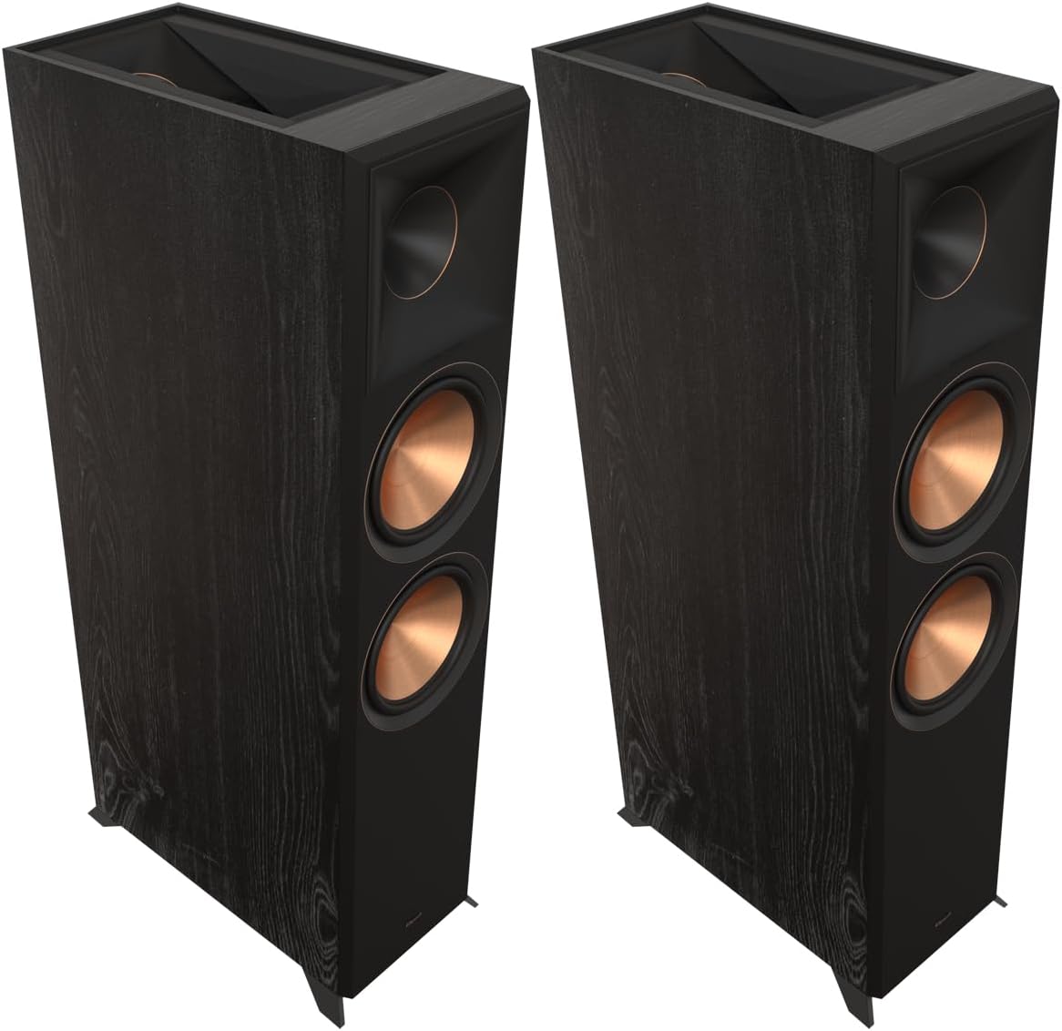Ebony Floorstanding Speakers with Speaker Wire C493