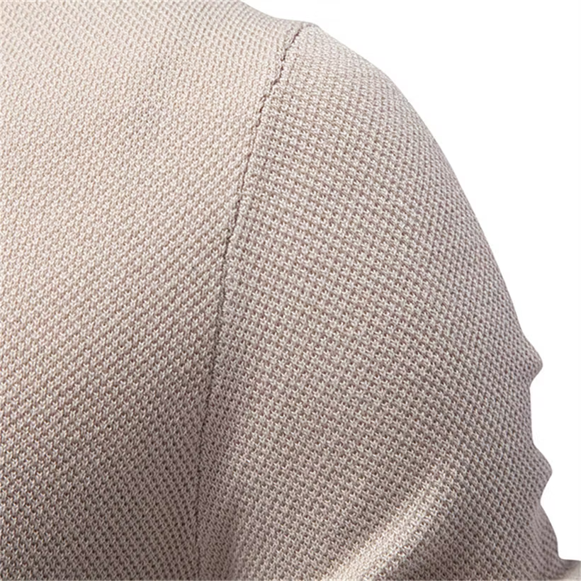 Men's Casual Solid Color Knit T-Shirt