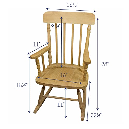 Natural Childrens Rocking Chair I7758