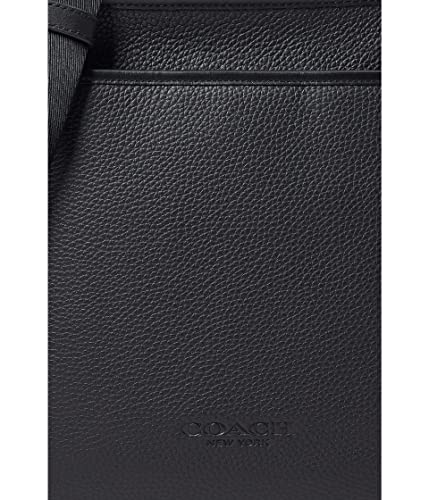 Mens Slim Crossbody In Pebble Leather Z2279