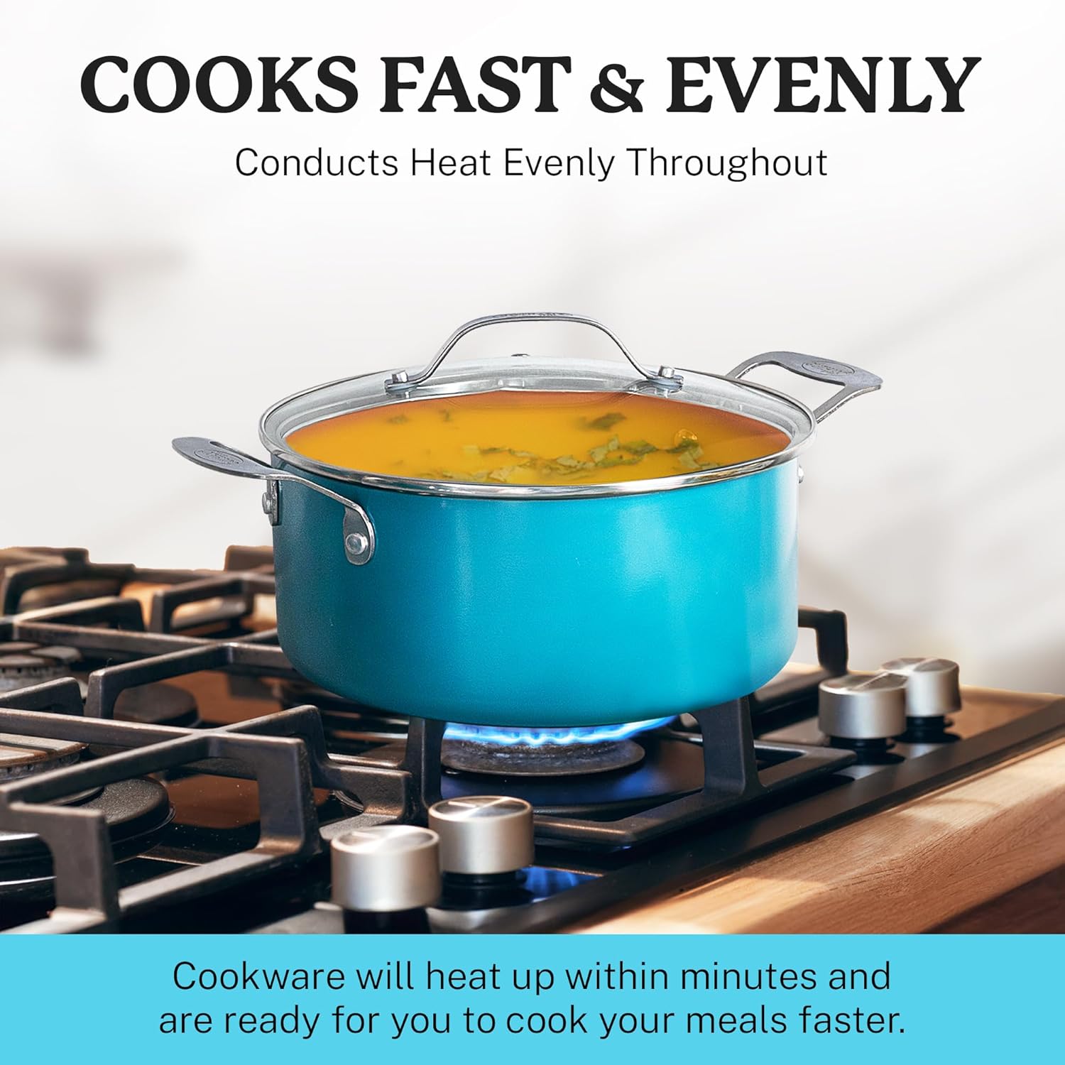 20 Piece Nonstick Ceramic Cookware Set O527