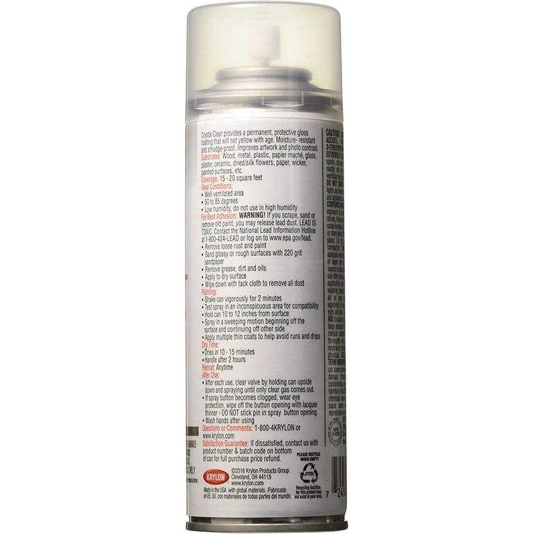Crystal Clear Acrylic Spray Coating H707449