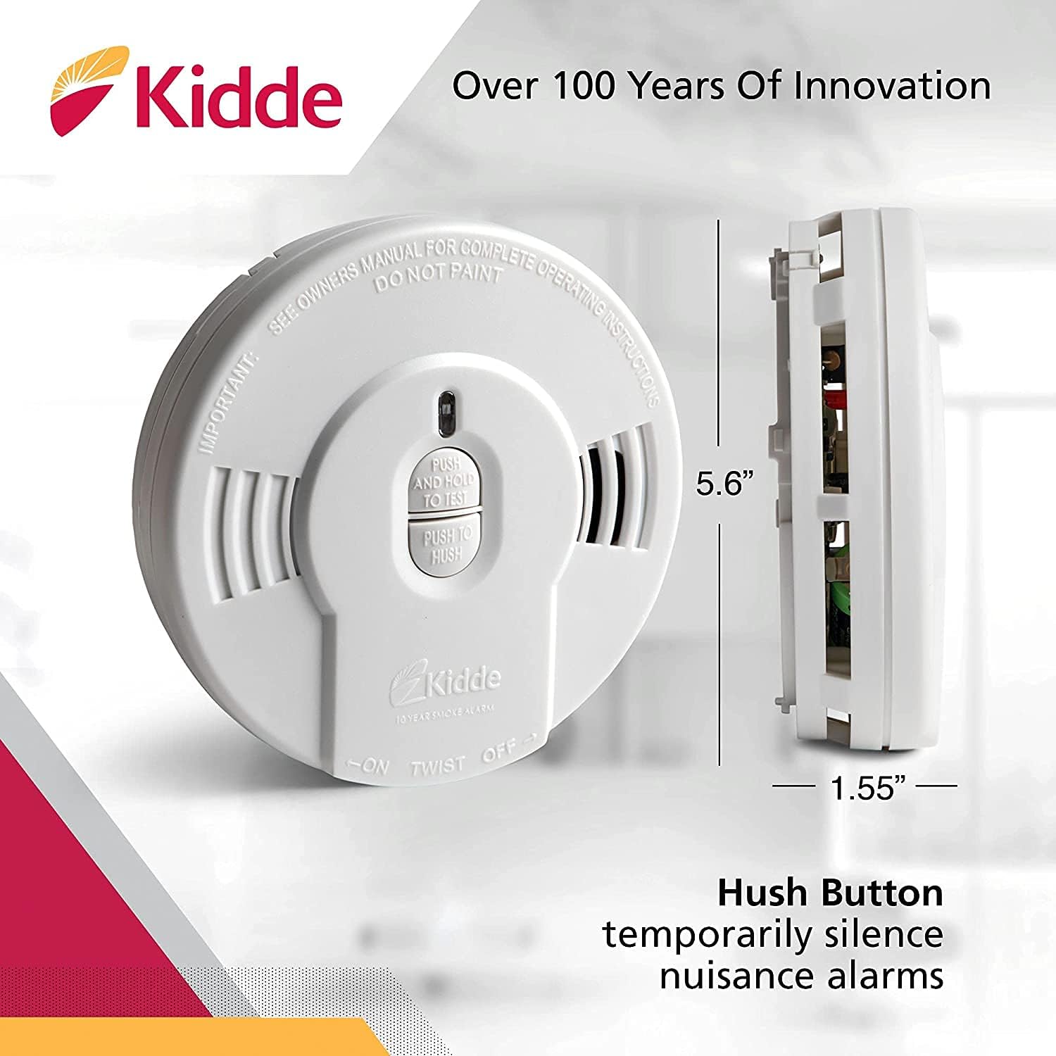 10-Year Battery Smoke & Carbon Monoxide Detector K3025