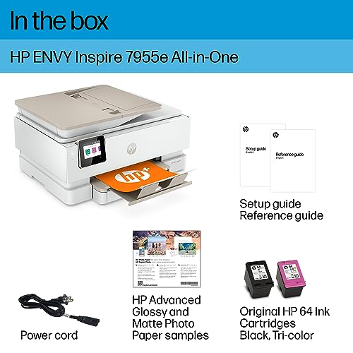 White Wireless Color Inkjet Printer A47966