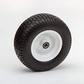 16x6.50-8 Flat Free Wheel and Tire with 4" Hub E6908
