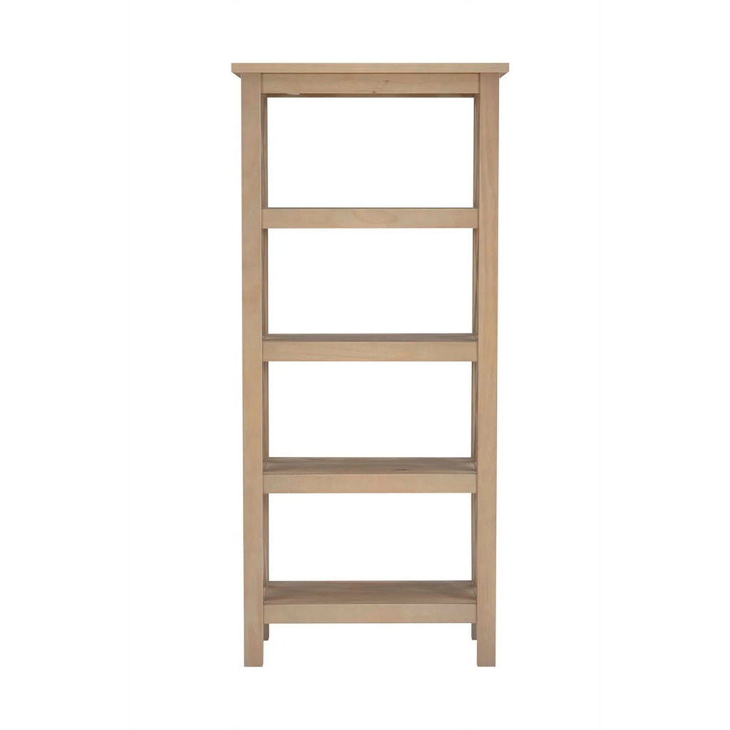 Driftwood Brown Pine Wood Bookcase R670