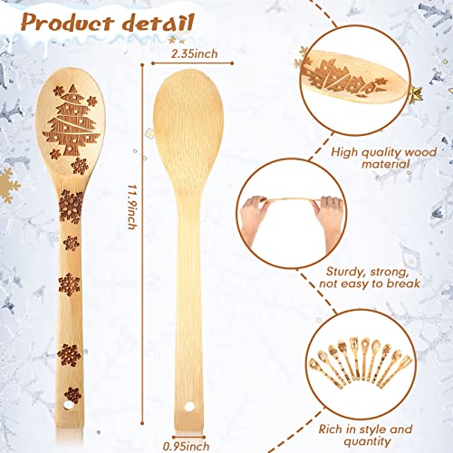 10 Piece Wooden Christmas Kitchen Utensils L360915