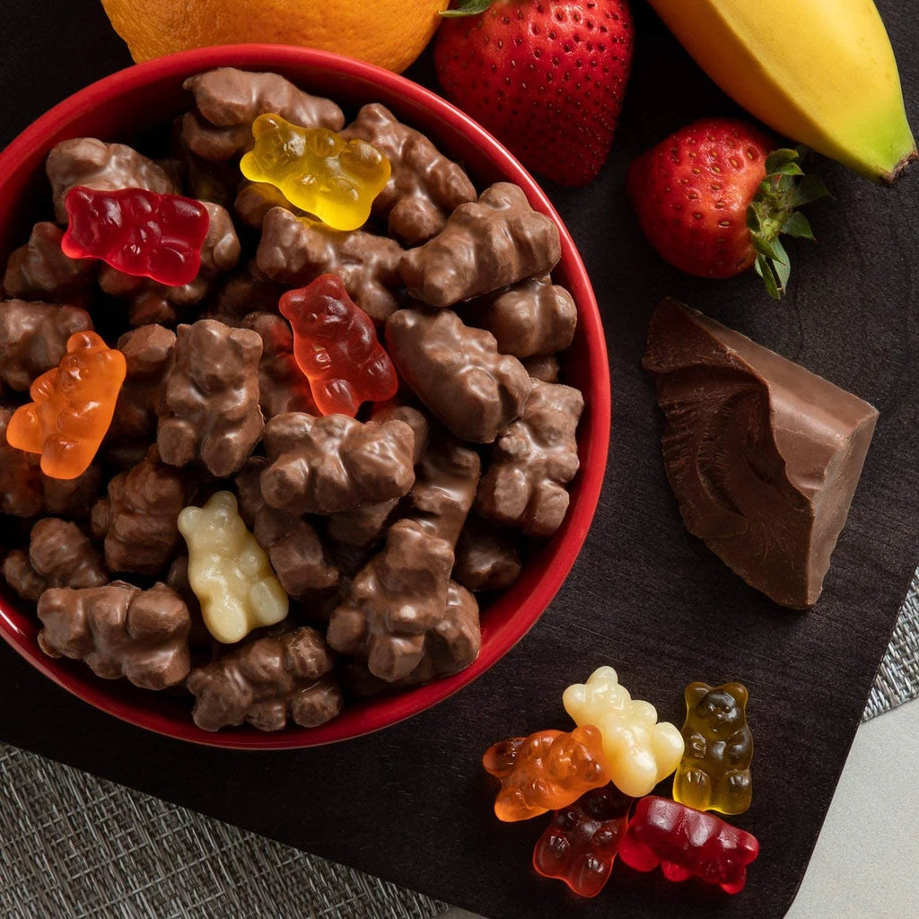 2.25 LBS Milk Chocolate Covered Gummi Bears Z5030