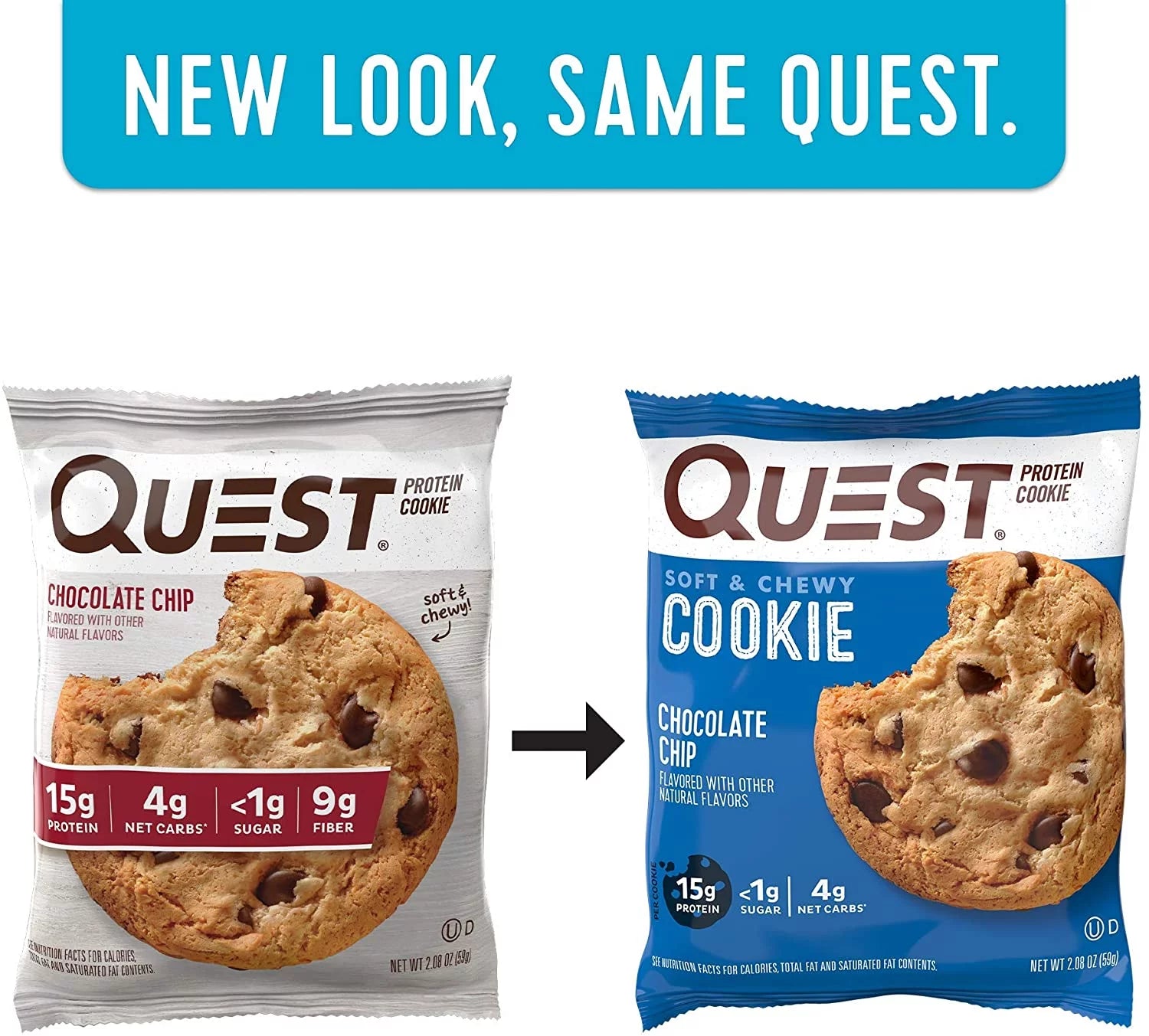 Chocolate Chip Protein Cookie, 12 Count L30037
