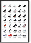 Sneaker Posters, Unframed 24x36 O1293