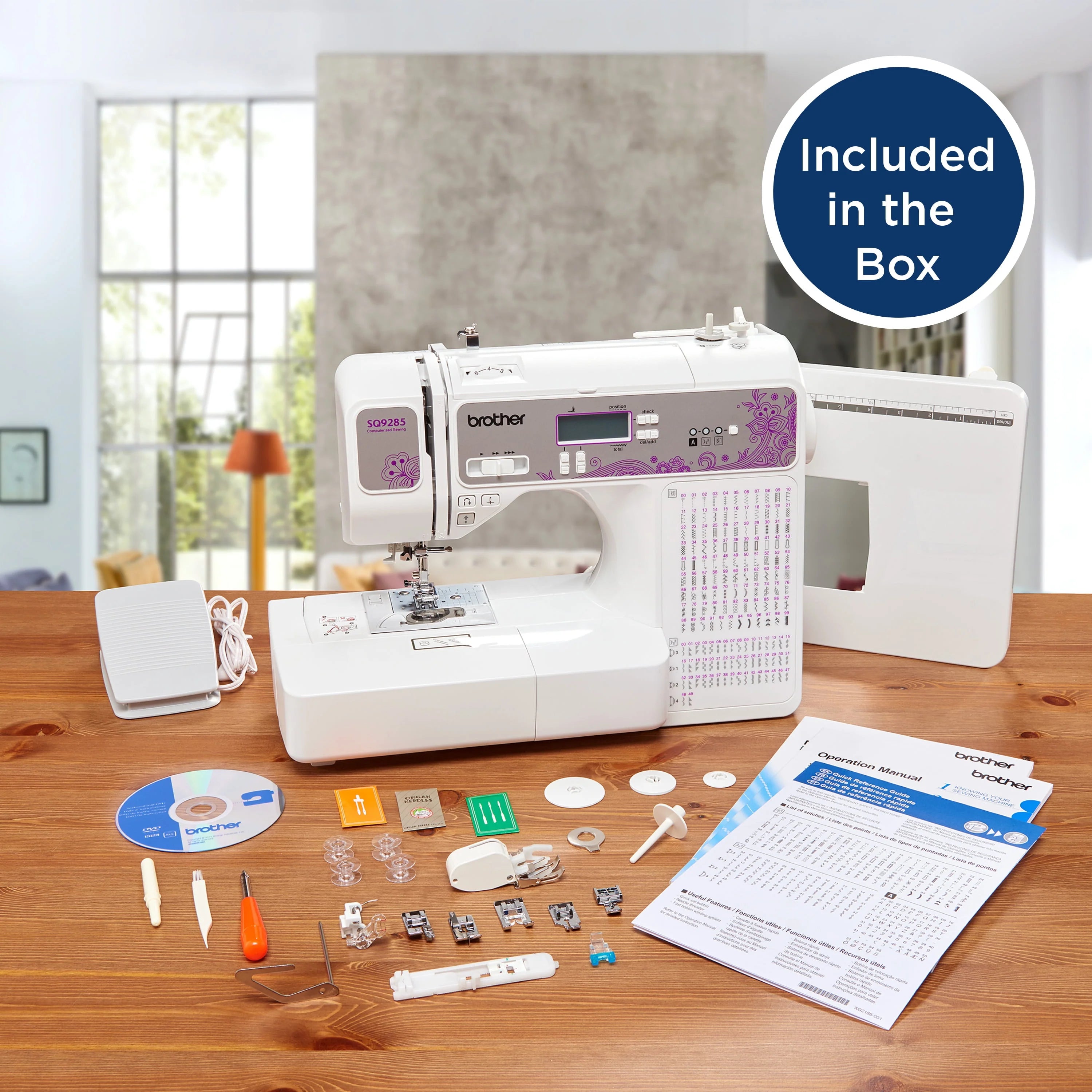 Computerized Sewing and Quilting Machine with Wide Table B10829