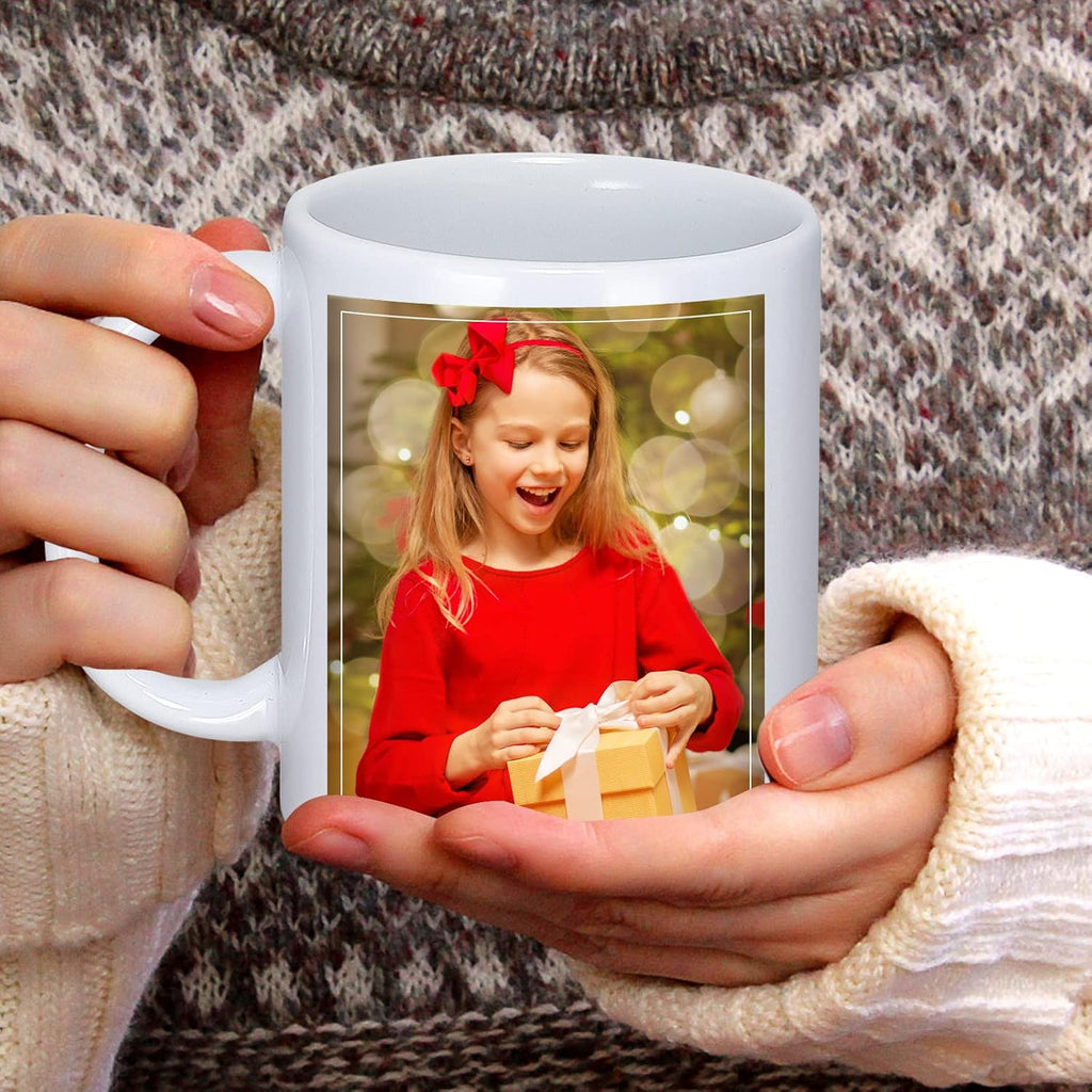12 Pcs 11 oz White Ceramic Sublimation Mugs N28865