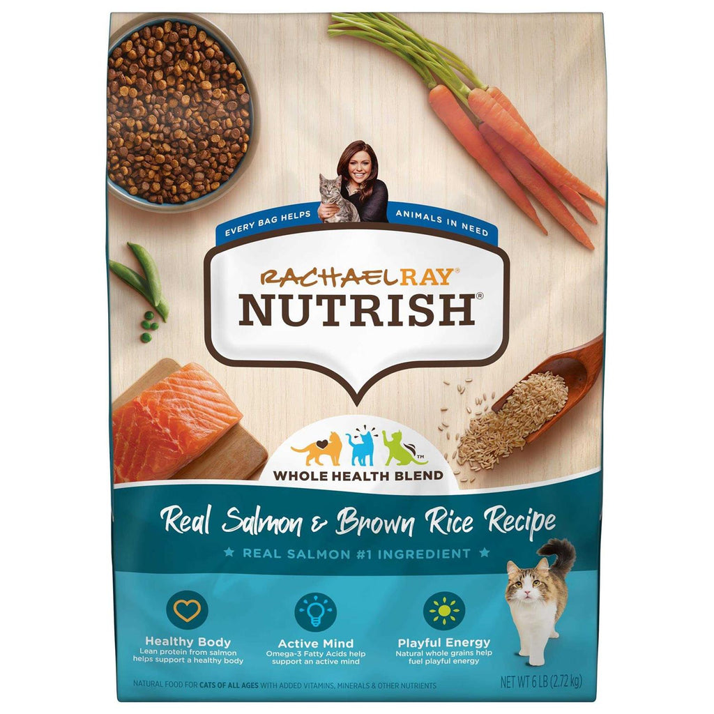 Salmon Brown Rice Recipe Dry Cat Food J73602