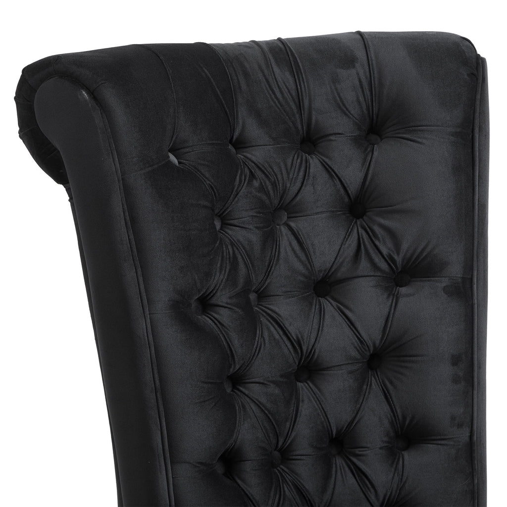 Black High Back Accent Chair P78900