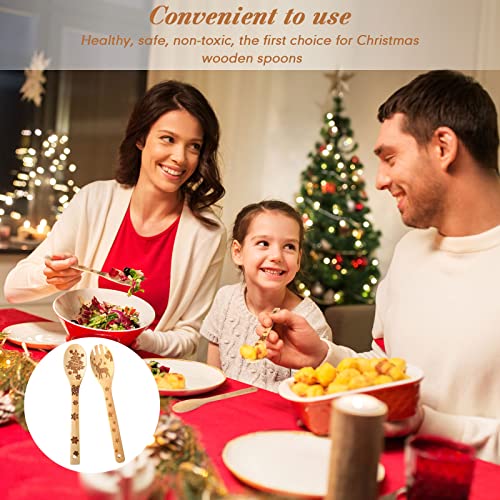 10 Piece Wooden Christmas Kitchen Utensils L360915