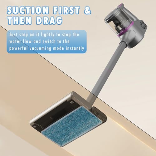Cordless Stick Vacuum Cleaner with LED Display, 2000mAh Battery, Anti Hair Wrap T6310