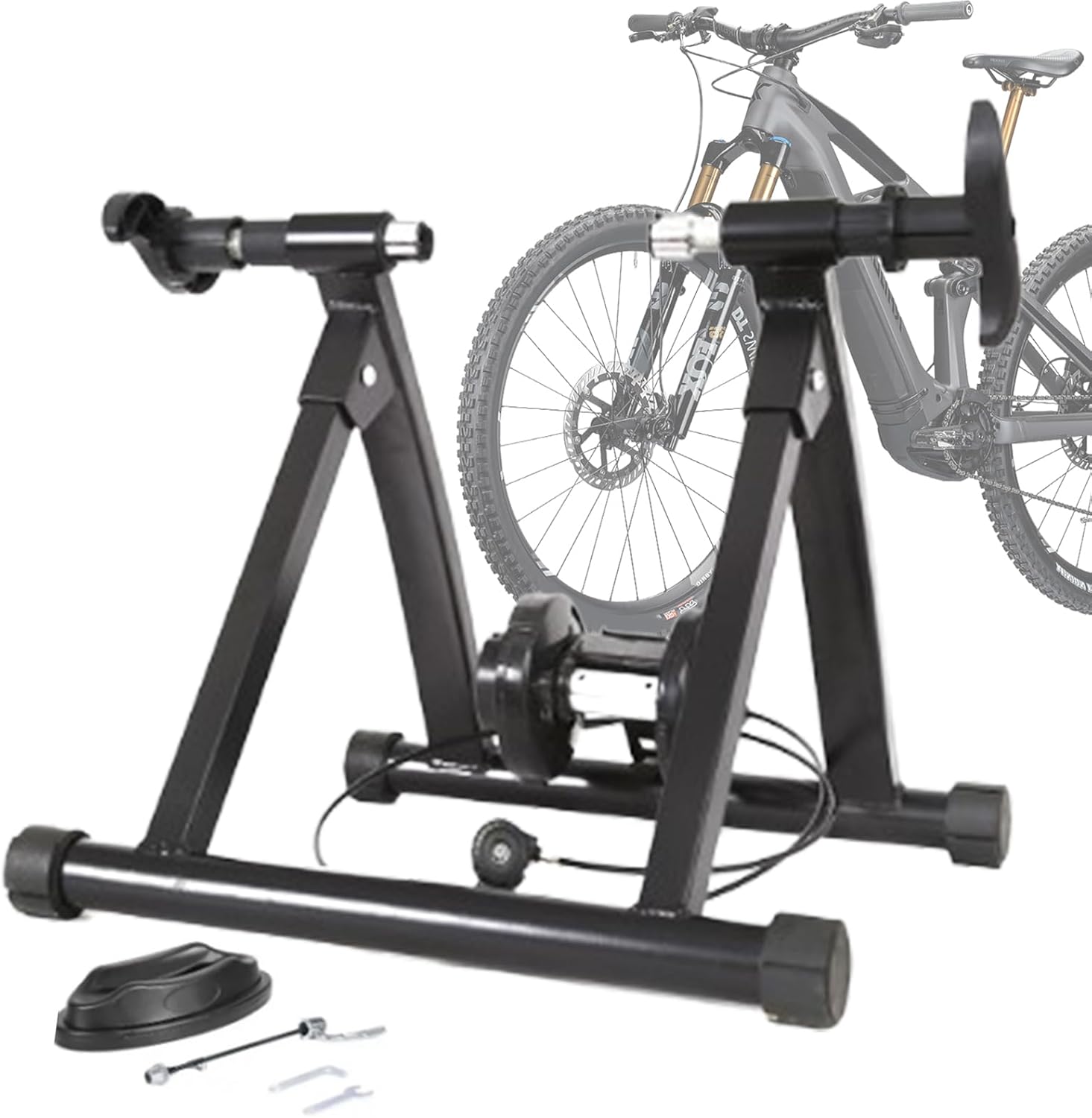 Black Magnetic Folding Bike Trainer Stand K115727