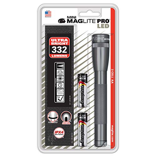 Mini PRO LED 2-Cell AA Flashlight Black X344701