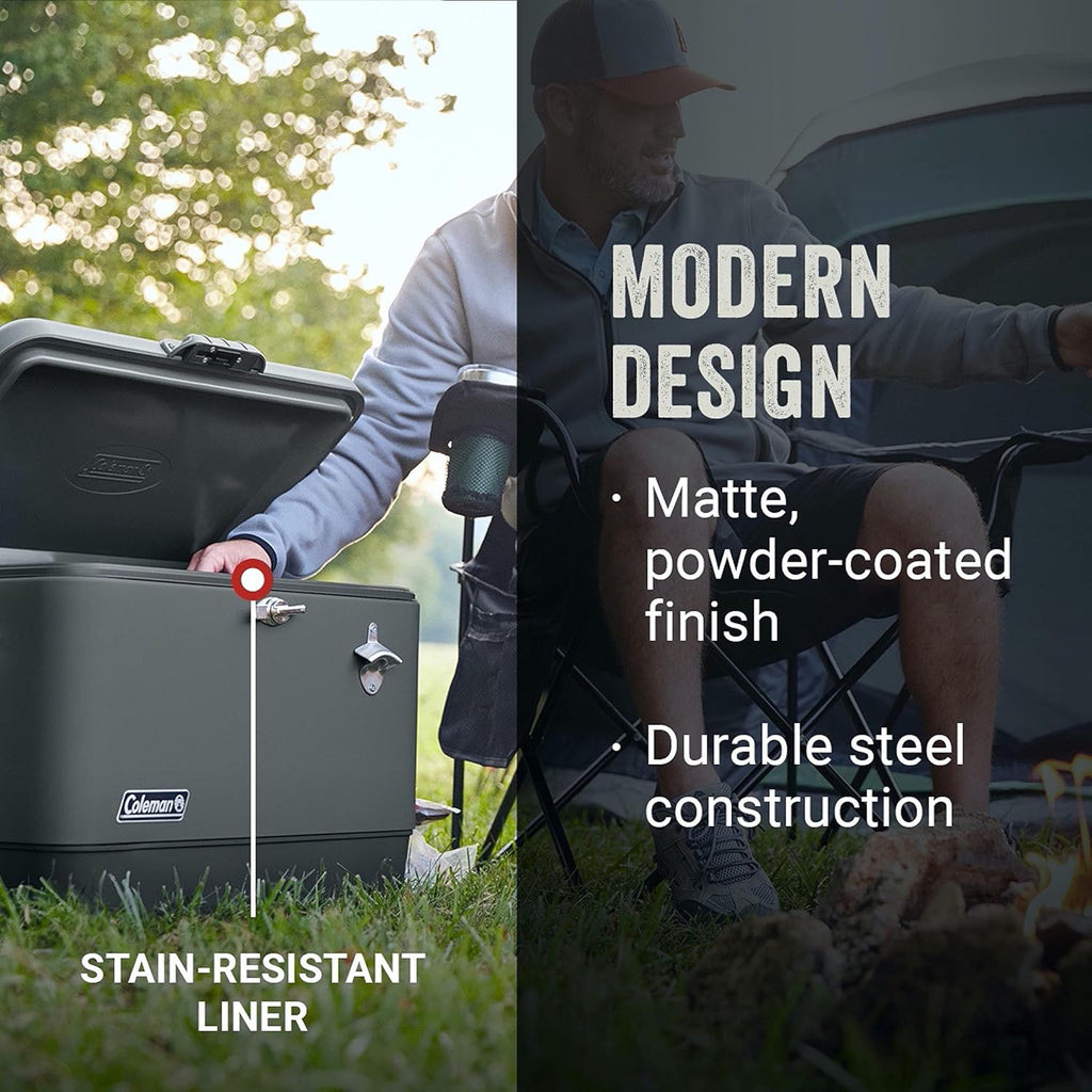 54-Quart Steel-Belted Insulated Cooler O1772