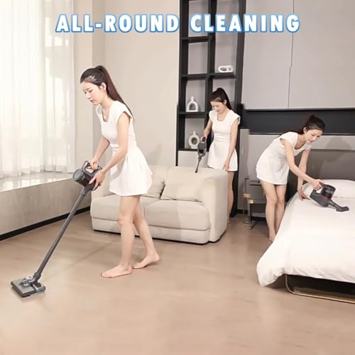 Cordless Stick Vacuum Cleaner with LED Display, 2000mAh Battery, Anti Hair Wrap T6310