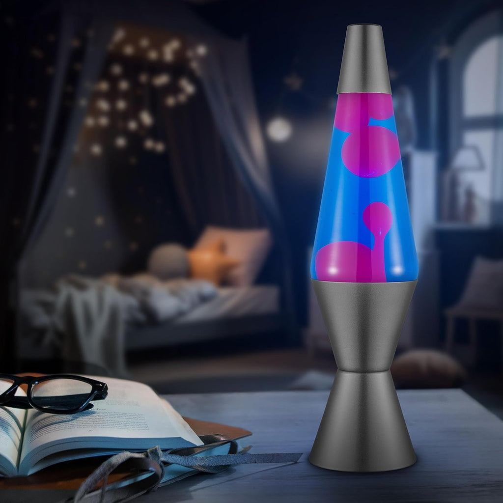 14.5" Purple Wax and Blue Liquid Motion Light O175067