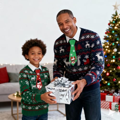 Multicolor Christmas Neckties K737681