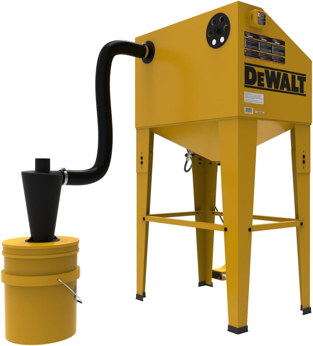 Abrasive Blast Cabinet, Modular Standalone or Benchtop Sand Blasting Cabinet, 20 CFM @ 90 PSI, Max Pressure 125 PSI D277473
