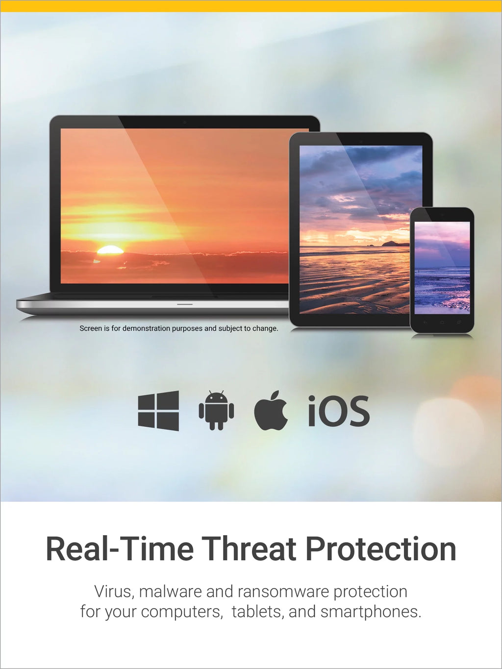 Antivirus Software for 5 Devices, 1 Year Subscription Z216402