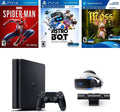 PlayStation 4 Slim 1TB Console with PS VR Headset, Dual Shock 4 Wireless Controller, Black E591