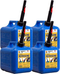 2-Gallon Blue Kerosene Gas Can Fuel Container (4 Pack) K2787