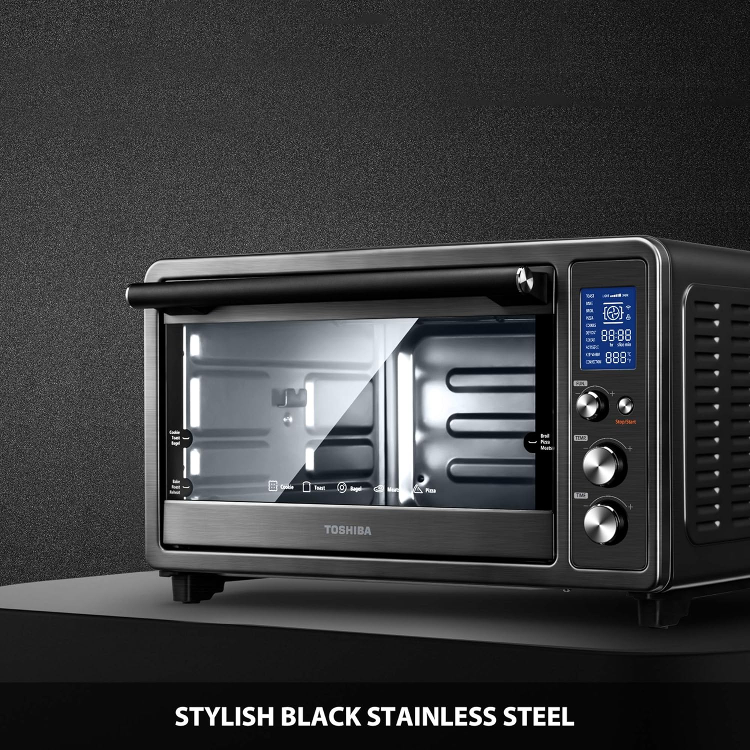 6-slice 12-inch Digital Toaster Oven with 10 Functions L745