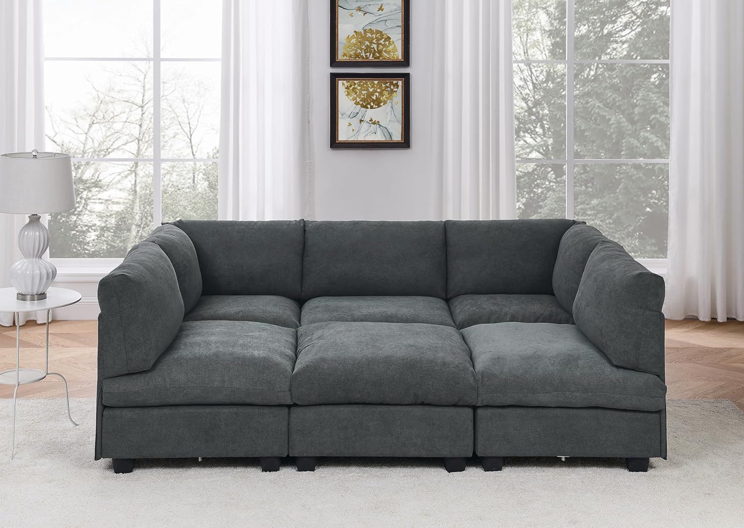 Dark Gray Modular Sectional Z96736