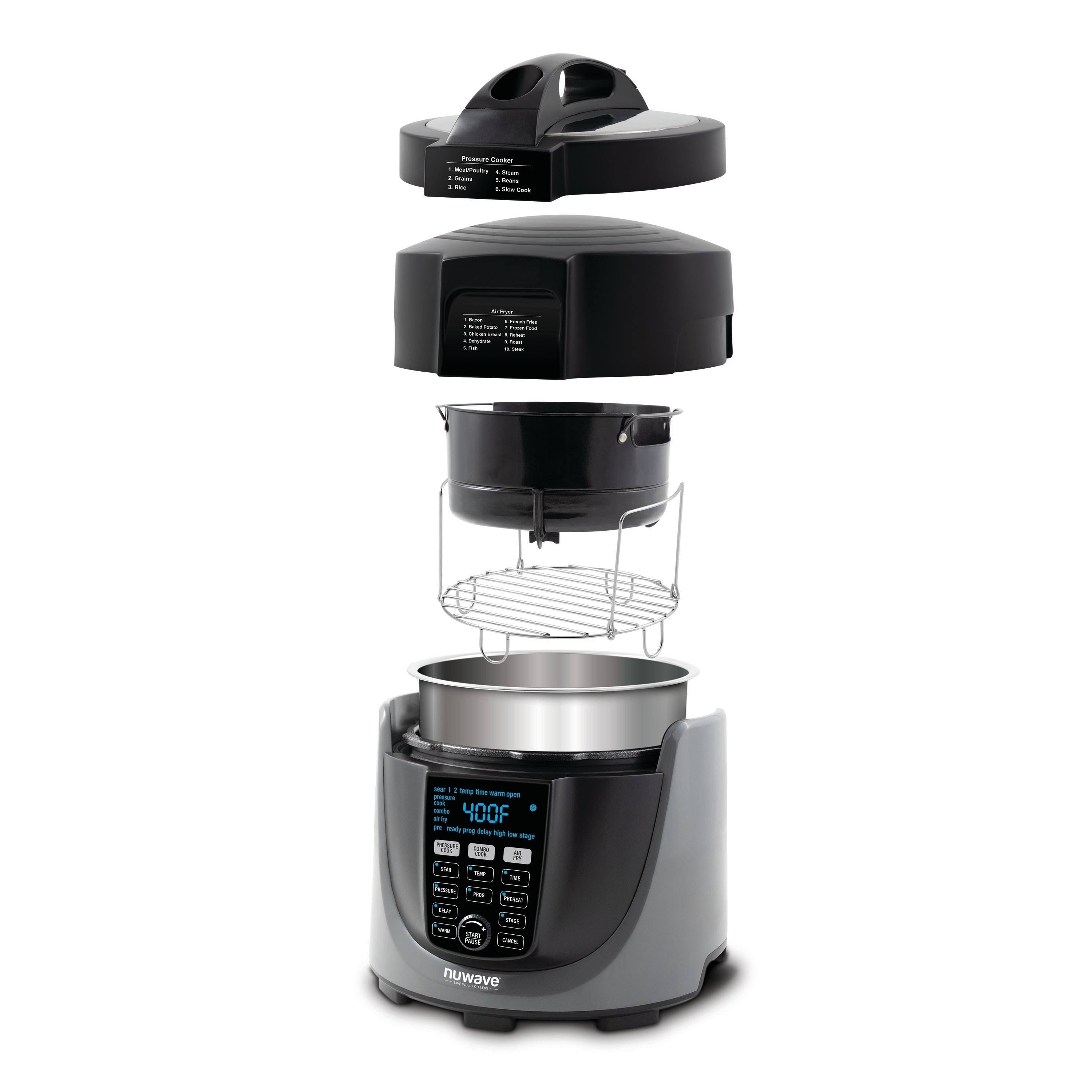 6 qt Pressure Cooker Air Fryer Combo K9780