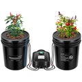 5-Gallon Deep Water Culture Hydroponics Grow System with Air Pump and Air Stone P79708