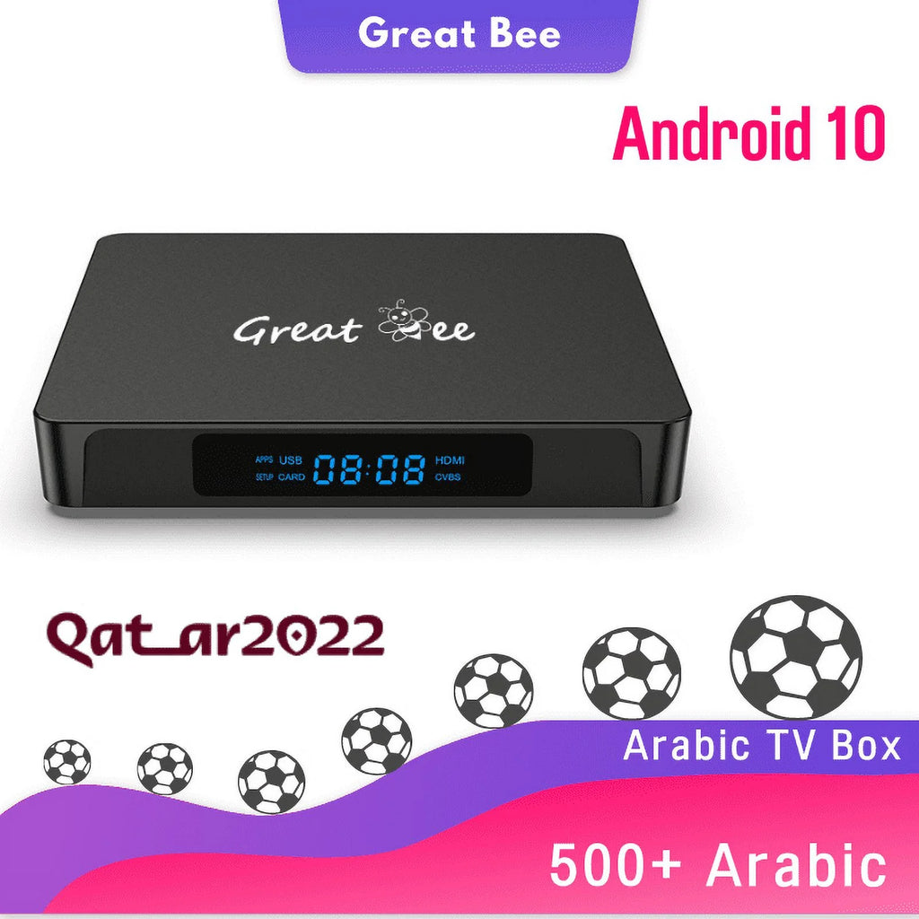 Arabic TV Box Android 10 Quad Core 4K Smart IP Television Receiver M907