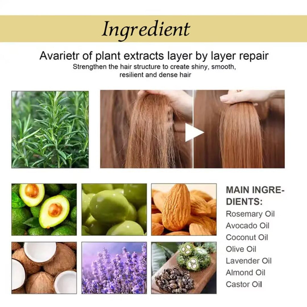 2 Oz Hair Growth Oil with Rosemary and Parsley Seed Z232083
