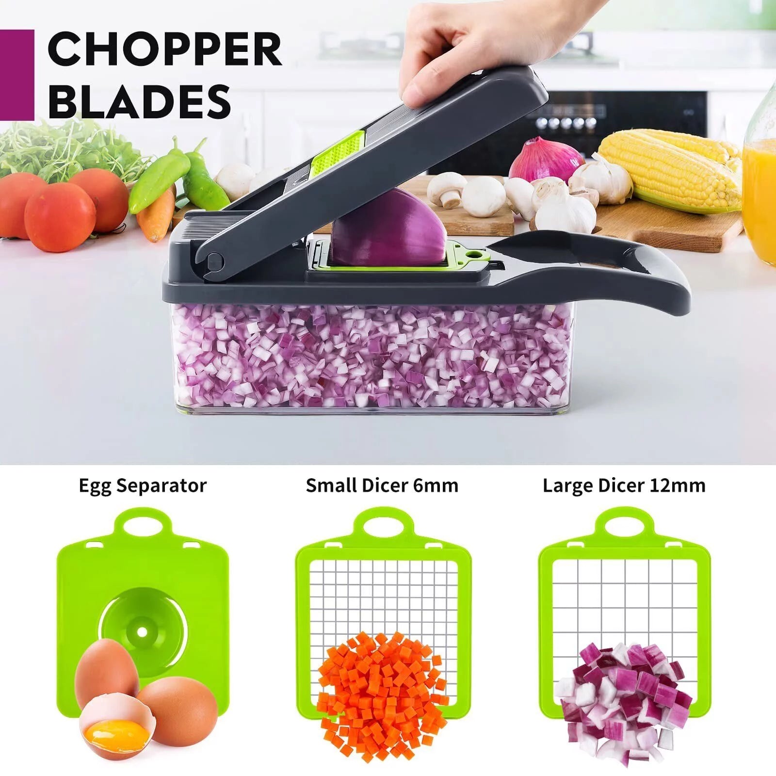 12 in 1 Vegetable Chopper with Container X364