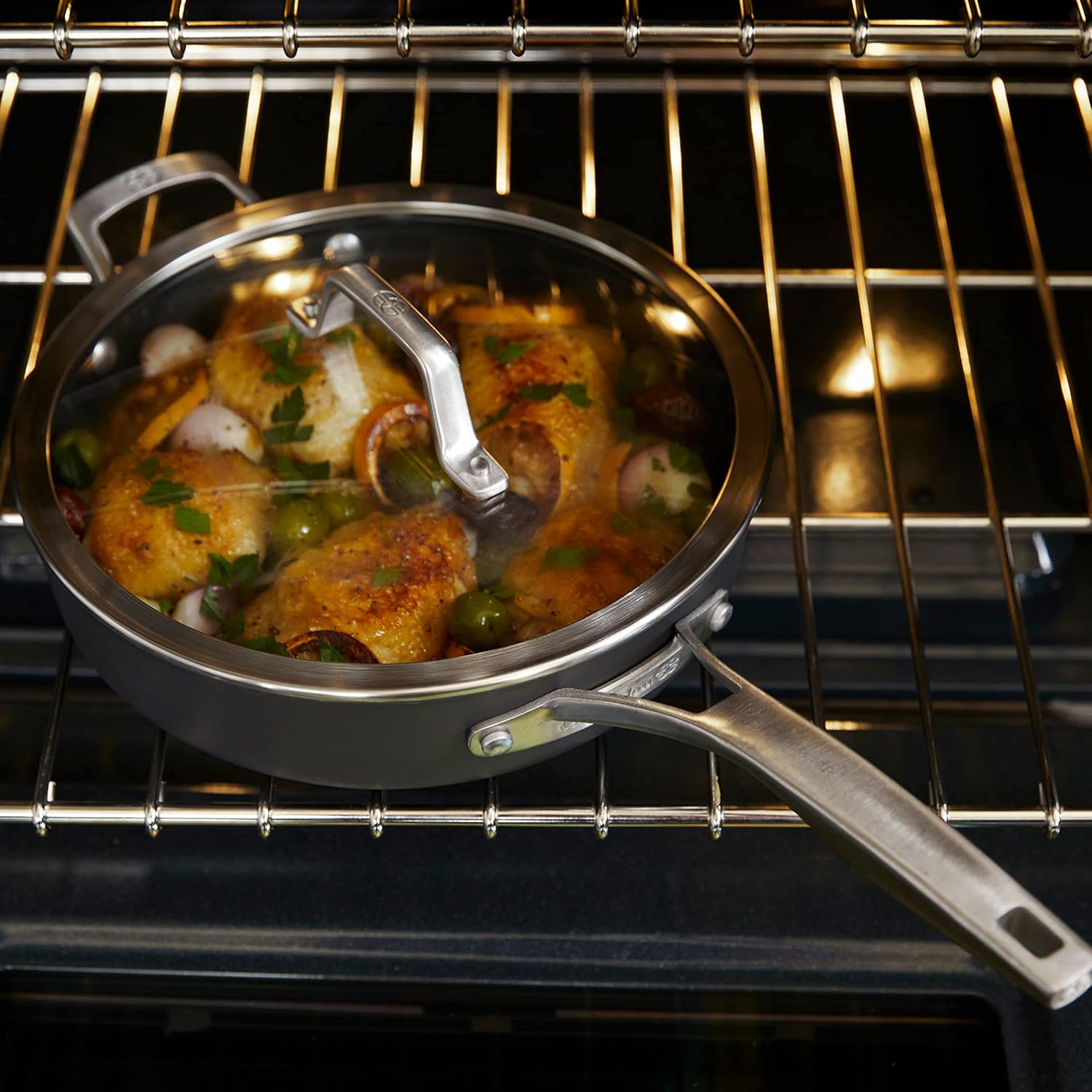 Hard-Anodized Nonstick Frying Pan Set H9226