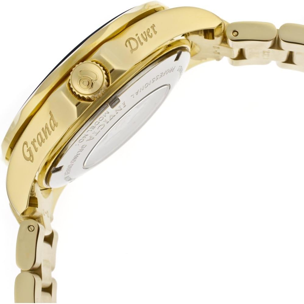 Gold Textured Dial Stainless Steel Watch W579490