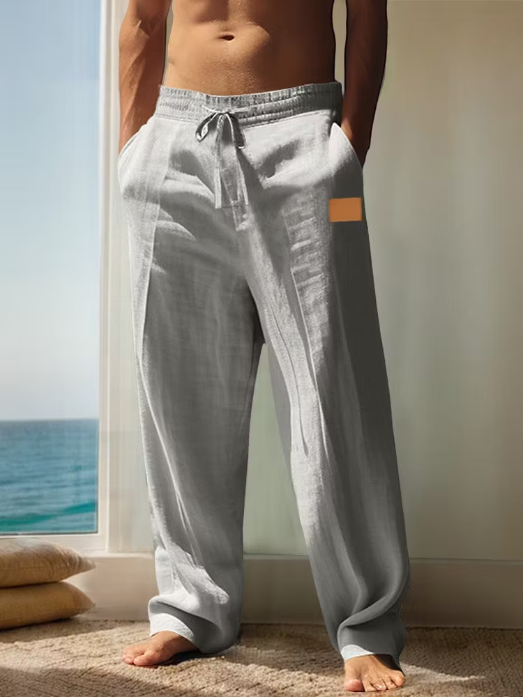 Casual and breathable 100% pure cotton pants