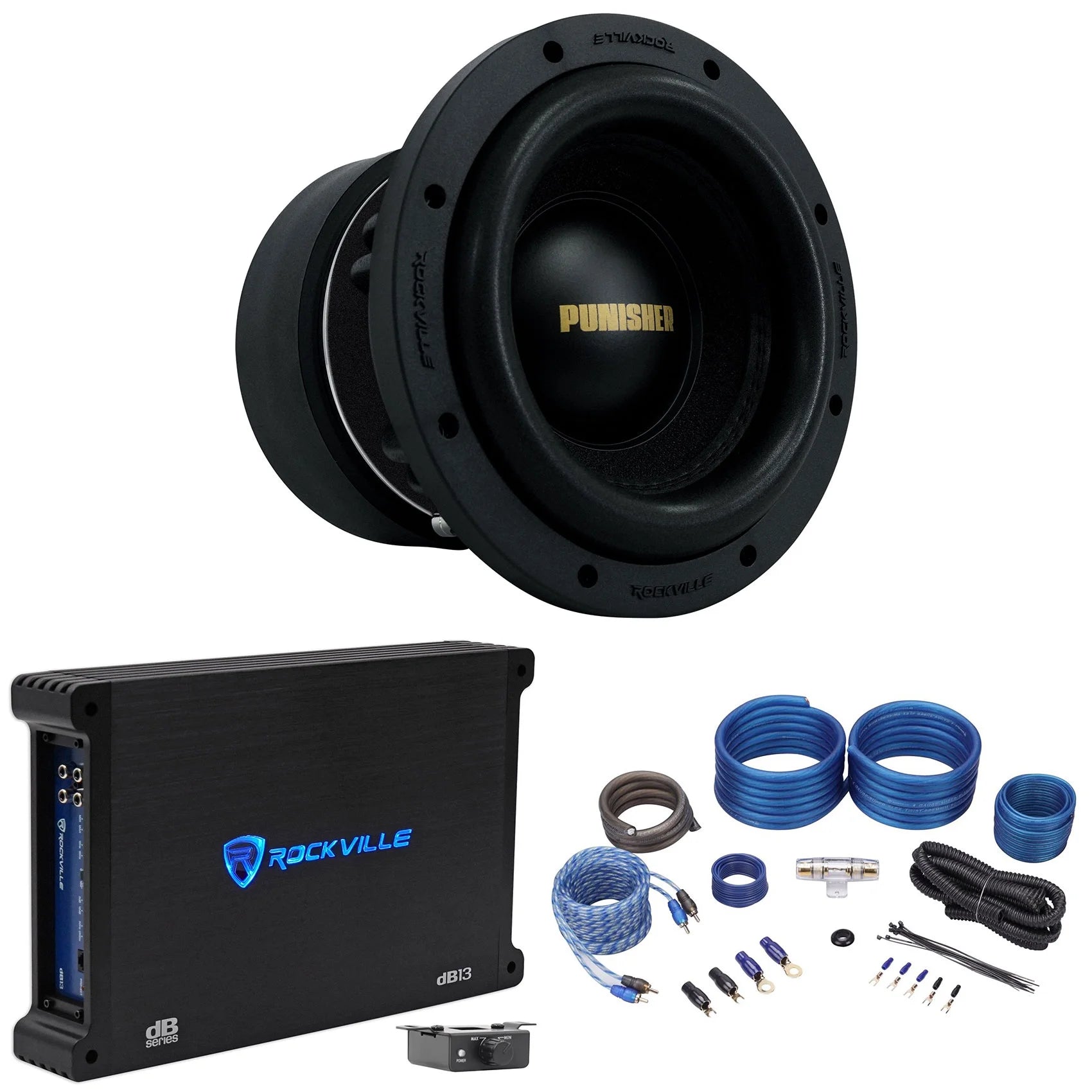 8" 750w RMS Car Subwoofer with Mono Amplifier L6271