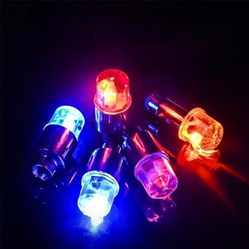Green LED Tire Valve Stem Caps 6 Pack N544172