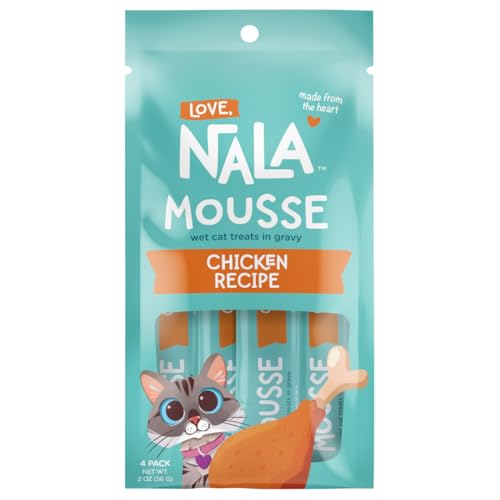 Natural Lickable Cat Squeeze Up Treat Variety Pack Mousse Wet Food Cat Puree Grain Free 24 Pack 12 oz. R1573