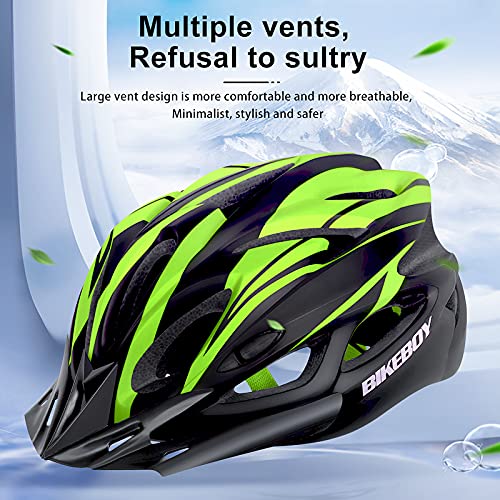 Adult Bike Helmet with Rear Light and Sun Visor B547683
