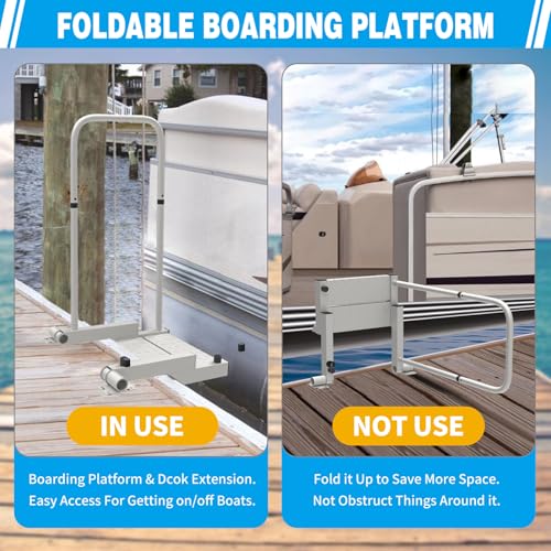 Boat Boarding Platform and Dock Extension D890073