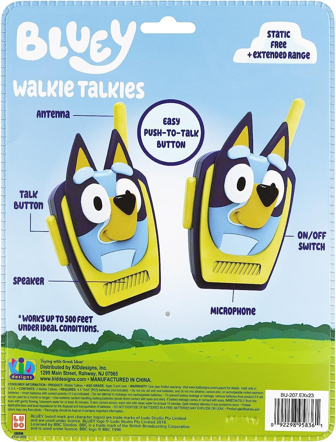 Bluey Toy Walkie Talkies H240