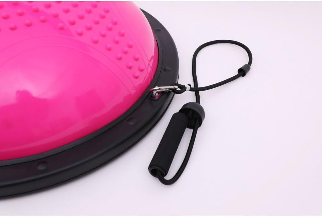 Half Ball Balance Trainer with 2 Resistance Bands V960448