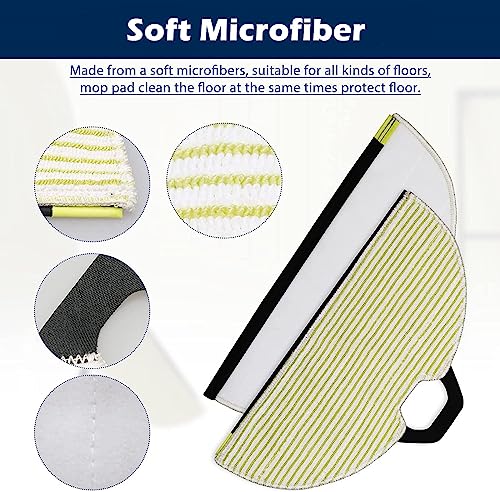 Replacement Mop Pad Set for Robot Vacuum Cleaner M36743