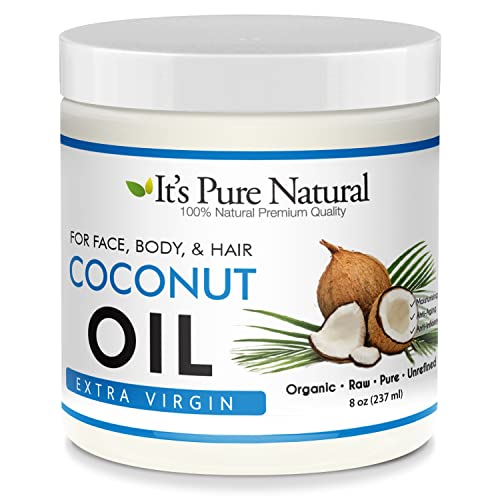 Extra Virgin Organic Unrefined Raw Coconut Oil (8 oz) Q426895